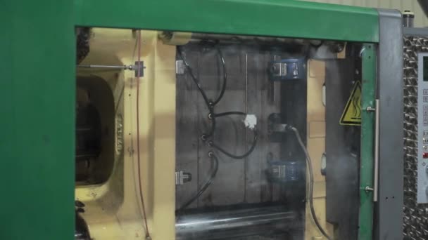 Processus Fabrication Vaisselle Jetable Honte Production Plastique — Video