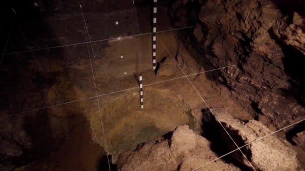 Lugar Excavaciones Arqueológicas Mazmorra — Vídeos de Stock
