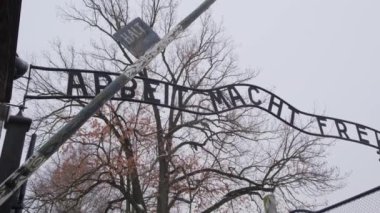 Bu video, arbeit macht frei ifadesinin zincire vurulmuş levhalarla tartışmalı tarihini derinlemesine incelemektedir. Karanlık geçmişin bir hatırlatıcısı olarak hizmet eder ve işçi manipülasyonuna karşı uyarır.