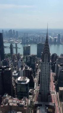 New York Kulesi kuş bakışı. - Manhattan. Amerika Birleşik Devletleri.