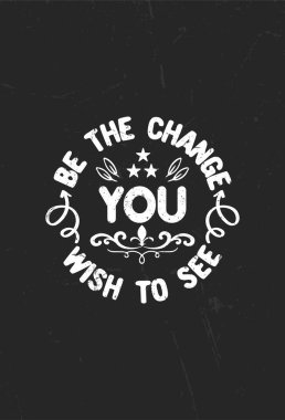 vektör motivasyonel tipografi t-shirt tasarımı posteri