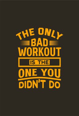 vektör spor salonu motive edici t-shirt tasarımı