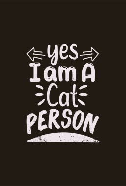 vektör kedi t-shirt tasarım şablonu