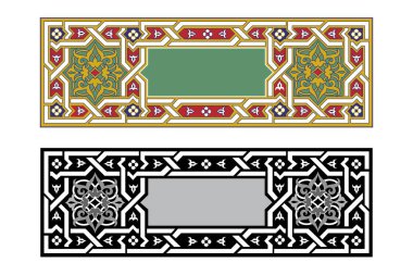 Klasik kaligrafik retro vignette kaydırma çerçeveleri dekoratif tasarım elementleri siyah ve renk izole vektör çizimi