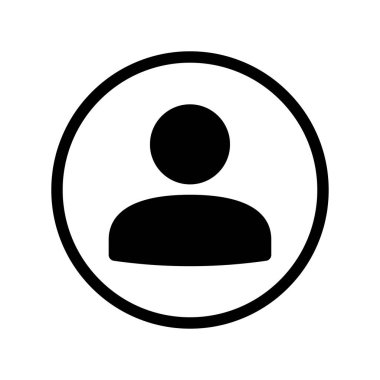 Kullanıcı hesap simgesi. Öntanımlı avatar profili. Vektör