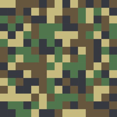 Küçük karelerden oluşan soyut piksel arkaplan mozaiği.