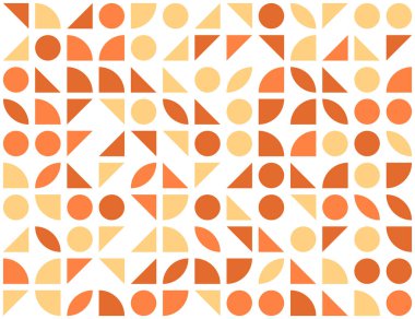 Geometrik soyut daireler ve üçgenler. Vektör.