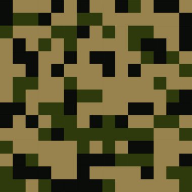 Küçük karelerden oluşan soyut piksel arkaplan mozaiği.