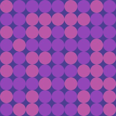 Polka nokta deseni, kusursuz bir arka plan. Vektör İllüstrasyonu.