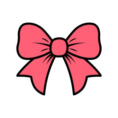 Kurdele sembolü. Pruva simgesi beyaz arkaplanda izole edildi. Vektör