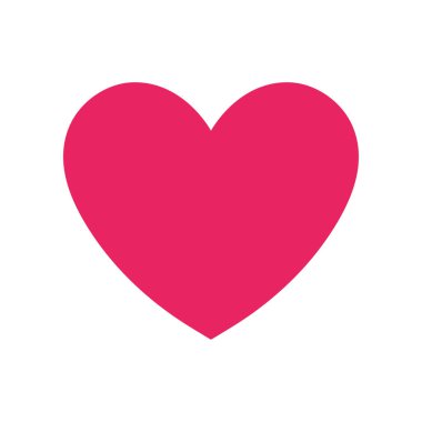 Sevgililer Günü ve aşk temalı görseller için pembe kalp simgesi.