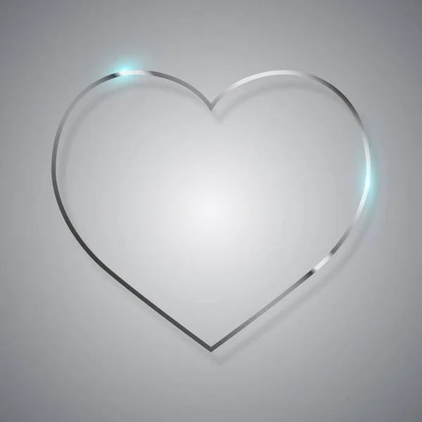 Знак Любви Пустое Космическое Сердце — стоковое фото