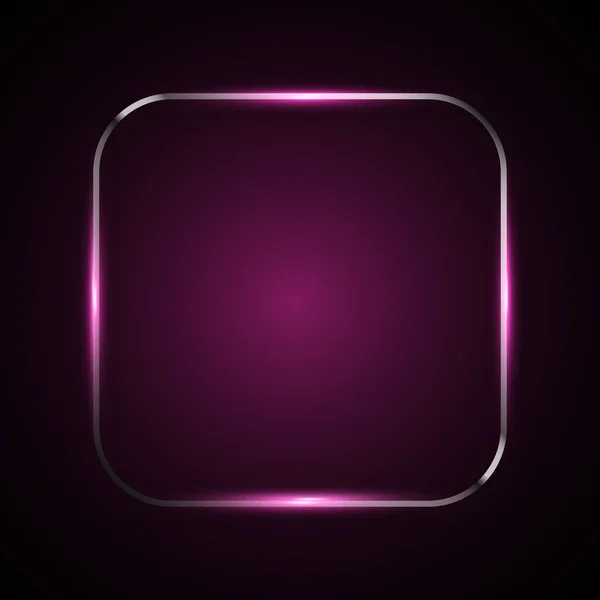 银线横幅 粉红背景设计 — 图库矢量图片