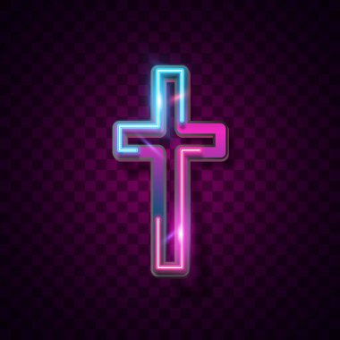 neon, ışık, işaret, parıltı, parıltı, arka plan, haç, İsa, Katolik, Hıristiyan, sembol,