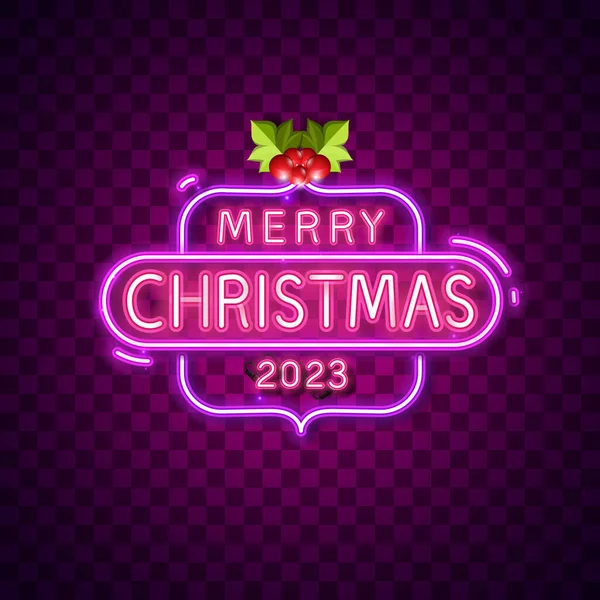Mignon Rouge Noël Fond Affiche Noël Heureux Vecteur Carte Joyeux — Image vectorielle