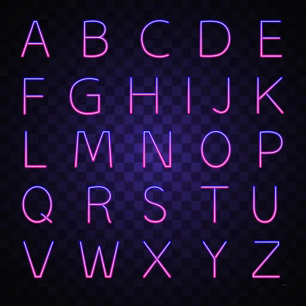 Metin efekti vektörü ayarlandı. Soyut metin efekti.