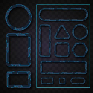 Gelecekçi afiş tasarımının vektörü.