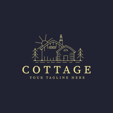 kamara logo çizgisi sanat vektör çizim şablonu grafik tasarımı