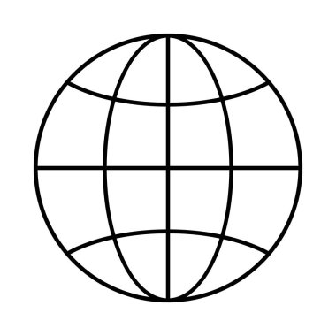 globe, Web simgesi vektör resimleme simgelerine gidin