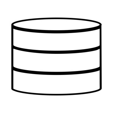 veritabanı depolama vektörü simgesi teknolojisi