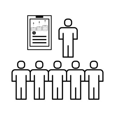 Yatırım simgesi. Yatırımcı, yatırım fonu, varlık, risk yönetimi, ekonomi, mali kazanç, faiz ve hisse simgelerini içerir. Solid simge koleksiyonu.