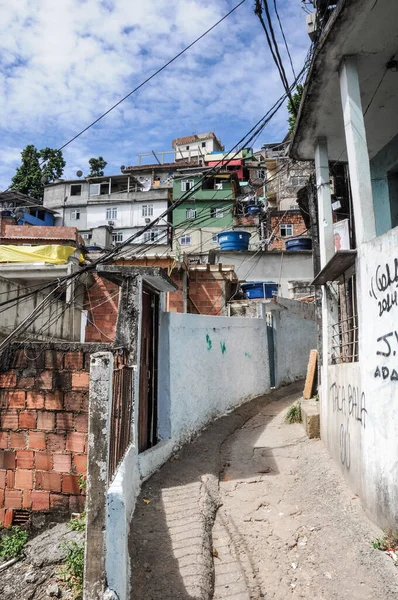 rocinha, rio de janeiro, brasil - 02.19.2015 - Gecekondu mahallesinde canlı yayın
