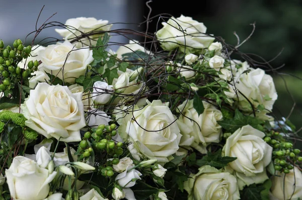 beautiful flower wreath for a funeral