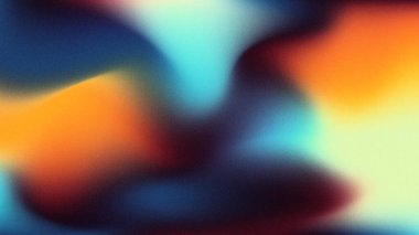 Çok renkli Soyut Toz Dokuda Gökkuşağı Gradyan. Yumuşak eğimli renkler pürüzsüz bir şekilde harmanlanarak, bulanık bir dokuya sahip çok renkli bir gökkuşağı oluşturuyor..