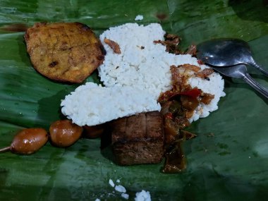 Endonezya 'nın tipik yiyeceklerinden biri: Sego Kucing