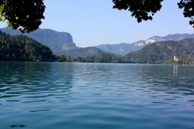 Bled, Slovenya - Göl manzarası