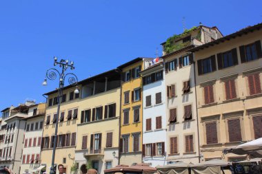 28 Temmuz 2018. Floransa, İtalya: İtalya 'nın sokakları ve binaları.