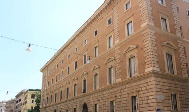 28 Temmuz 2018. Floransa, İtalya: İtalya 'nın sokakları ve binaları.