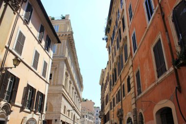 28 Temmuz 2018. Floransa, İtalya: İtalya 'nın sokakları ve binaları.