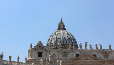 30 Temmuz 2018, Roma, İtalya: Vatikan Müzeleri, St. Peter Katedrali, Antik Roma Mimarisi