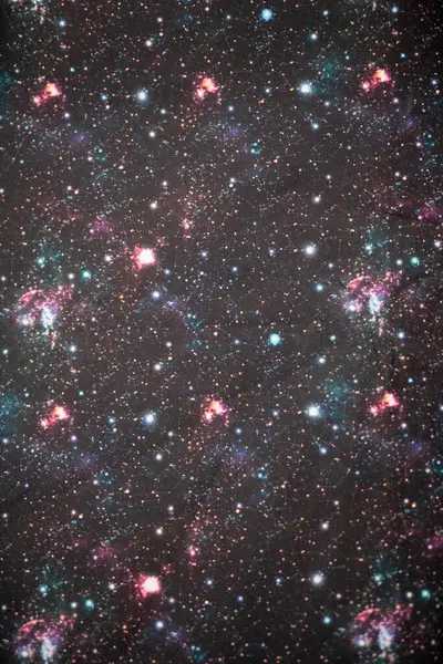 Siyah Arkaplanda Yıldızlar, Galaksiler ve Nebula desenleri