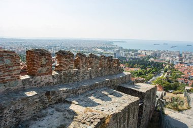 Yunanistan 'ın antik Selanik kentinin manzarası
