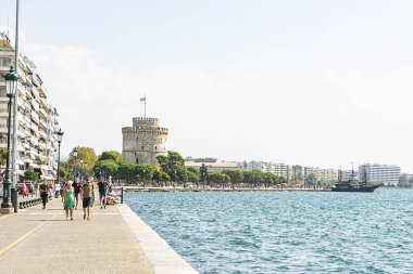 Yunanistan 'ın Selanik kentinde bulunan toprak seti, Ege Denizi