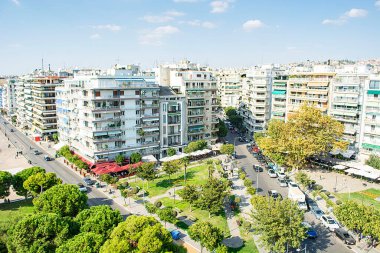 Beyaz kuleden Selanik 'in manzarası