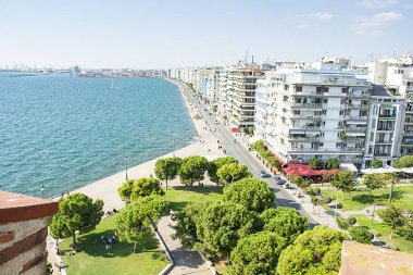 Beyaz kuleden Selanik 'in manzarası