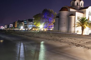 Yunanistan 'ın Paralia kasabasındaki St. Catherine Kilisesi