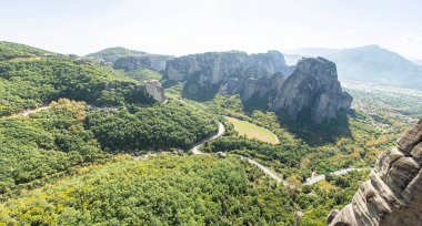 Yunan Meteora Manastırı Panoraması