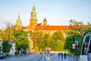 Eski Polonya şehri Krakow