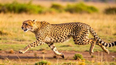 Afrika 'nın Kenya bozkırında çita