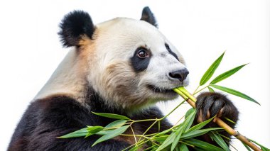 Ormanda panda portresi