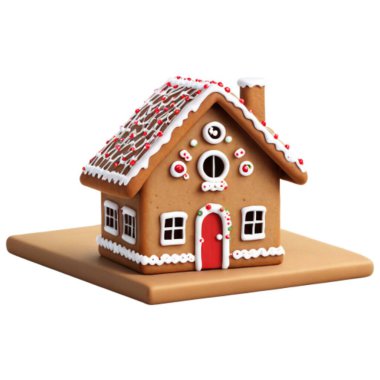 Beyaz arka planda izole edilmiş Noel dekorasyonu