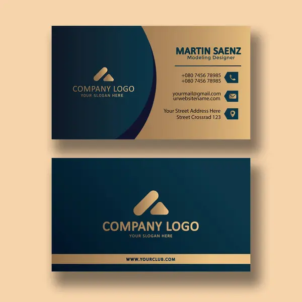 Lüks altın kartvizit