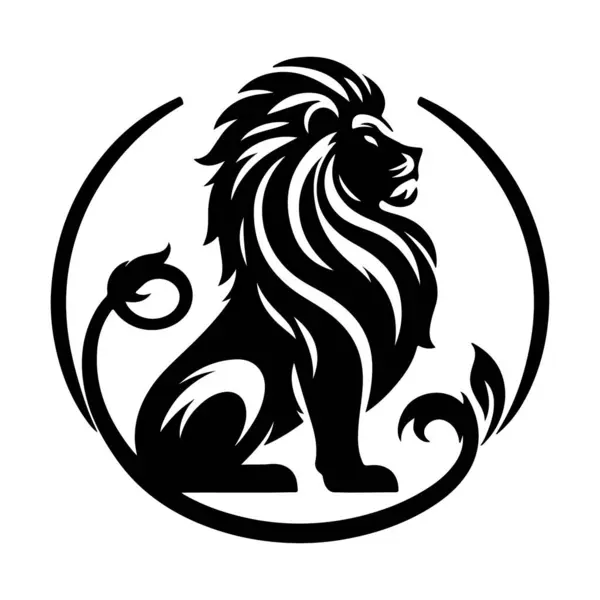 Aslan tam vektör tasarımı