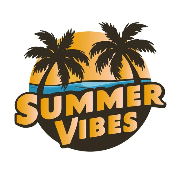 Yaz titreşimleri tişört tipografi tasarımı