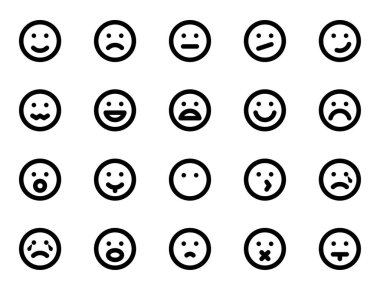 Emoji için kalın satır simgeleri ayarlandı.