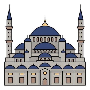 İstanbul Cami Başkenti Türkiye için dünyaca ünlü bina.